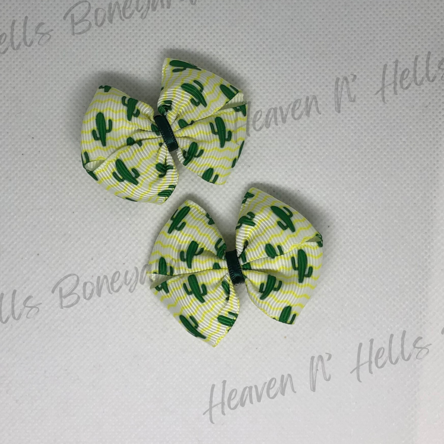 Mini Cactus Bow Set