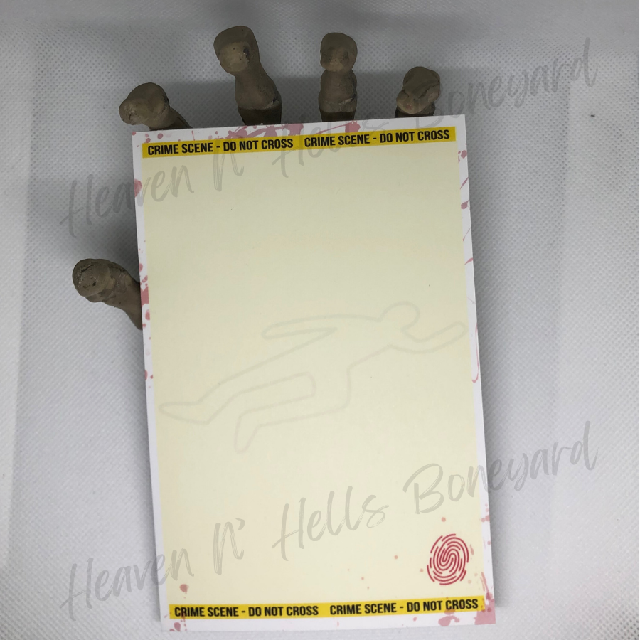 Crime Scene Notepad