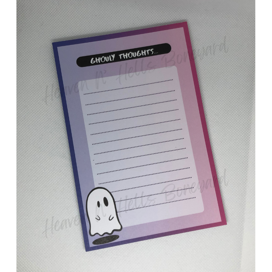 Ghouly Thoughts Notepad