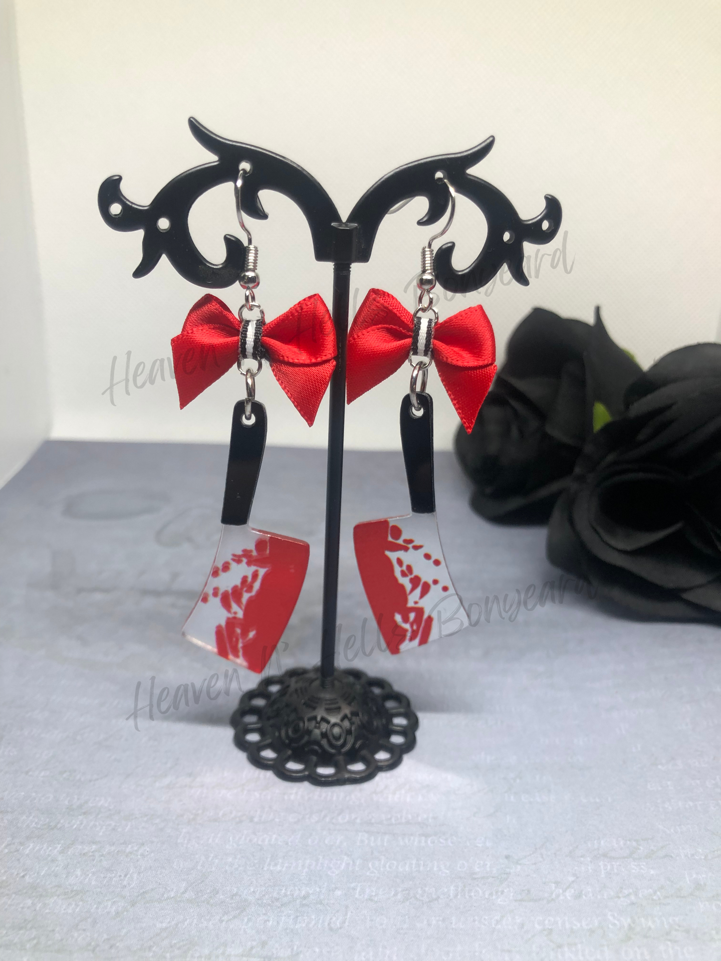 Bloody Cleaver Earrings