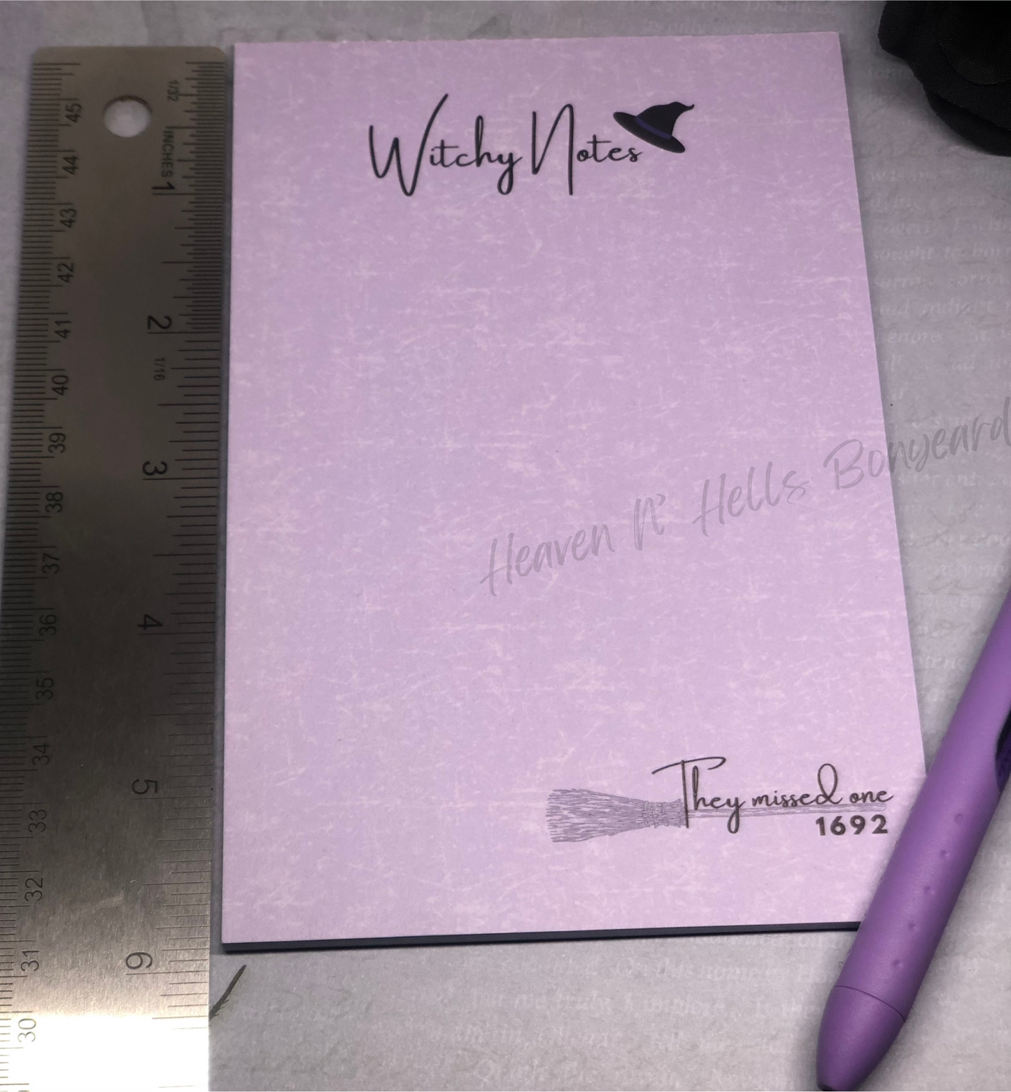 Witchy Notes (They Missed One) Notepad