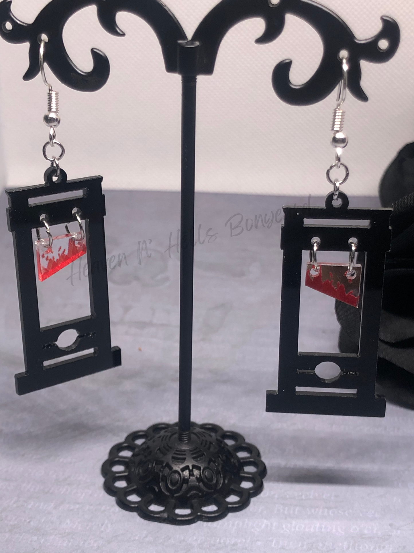 Bloody Guillotine Earrings