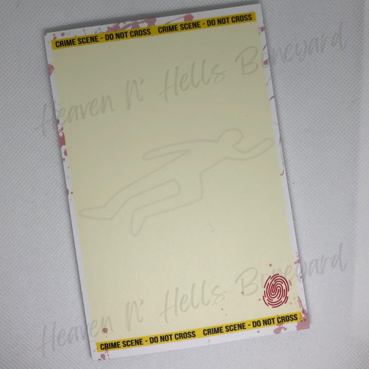 Crime Scene Notepad