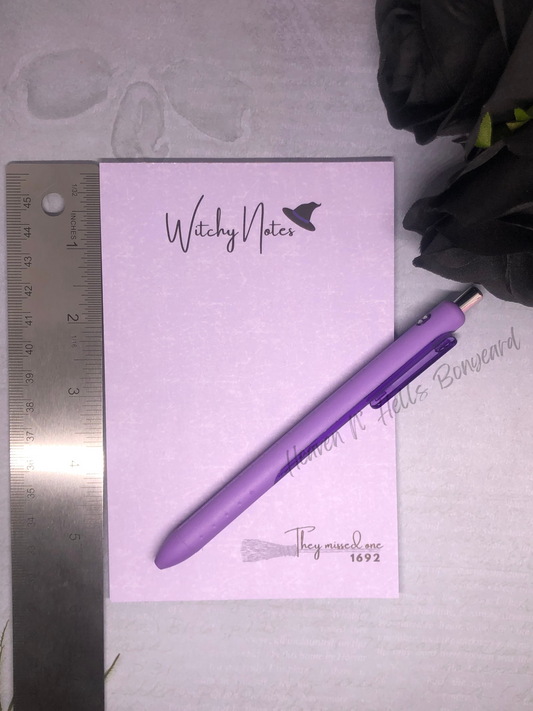 Witchy Notes (They Missed One) Notepad