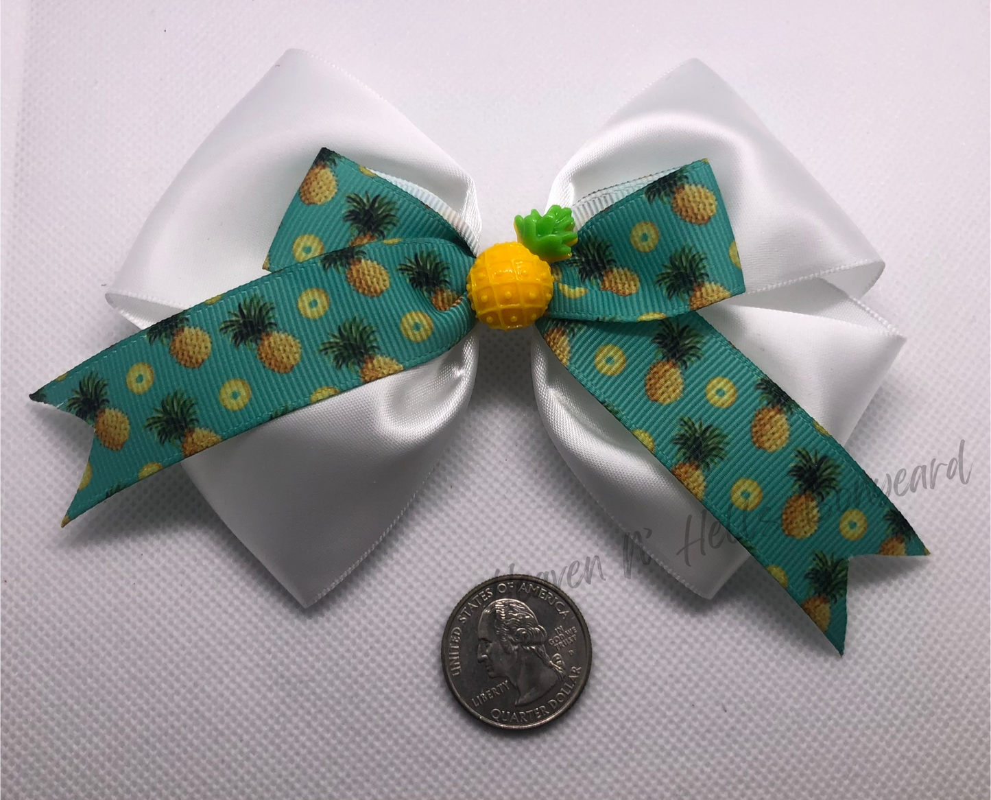 Pineapple Pop Hair Bow