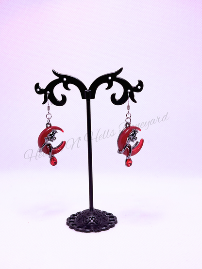 Blood Moon Earring